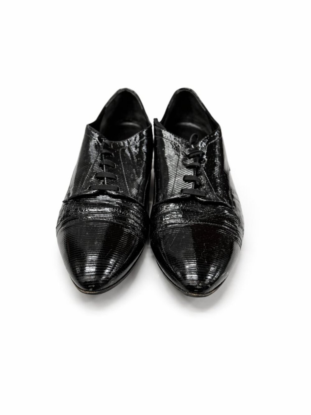 Hugo Boss Black patent Oxfords size 10